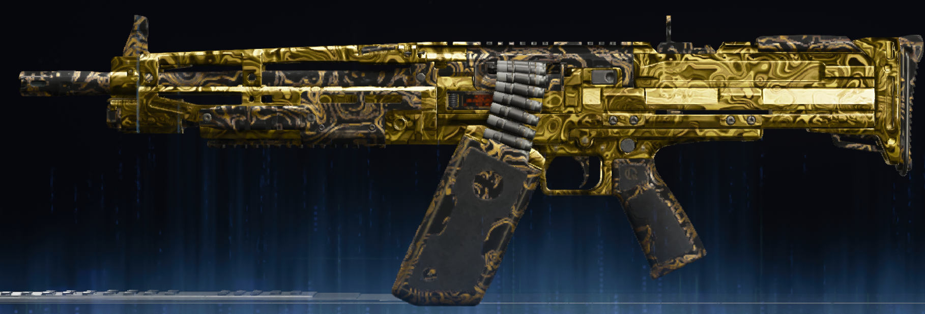 Rendu du camouflage Damas doré sur XM325
